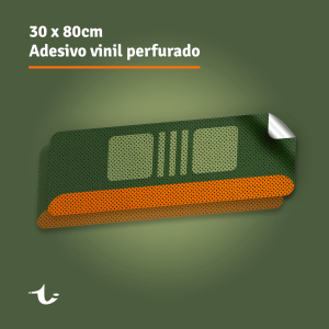 Adesivo Vinil Perfurado para carro - 30x80cm