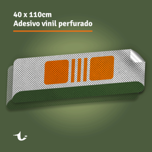 Adesivo Vinil Perfurado para carro - 40x110cm