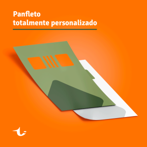 Panfletos Totalmente Personalizados      Nesta opção enviamos orçamento com as caracteristicas e quantidades solicitadas.